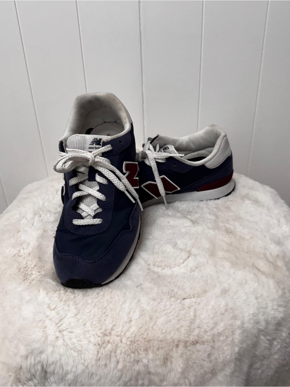 New Balance Men's Navy, White & Maroon Retro Runner Sneakers